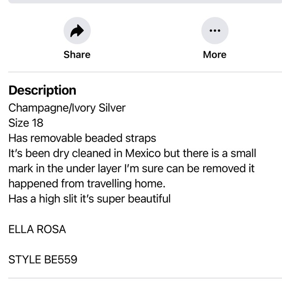 Ella Rosa wedding dress - Picture 9 of 9